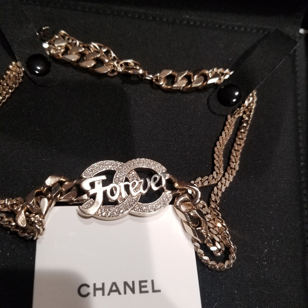 Chanel 2 tone Choker - Picture 3 of 7